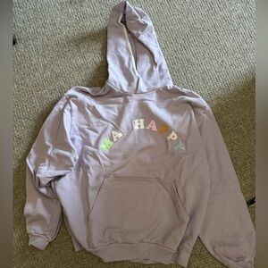 Purple MadHappy sweatshirt